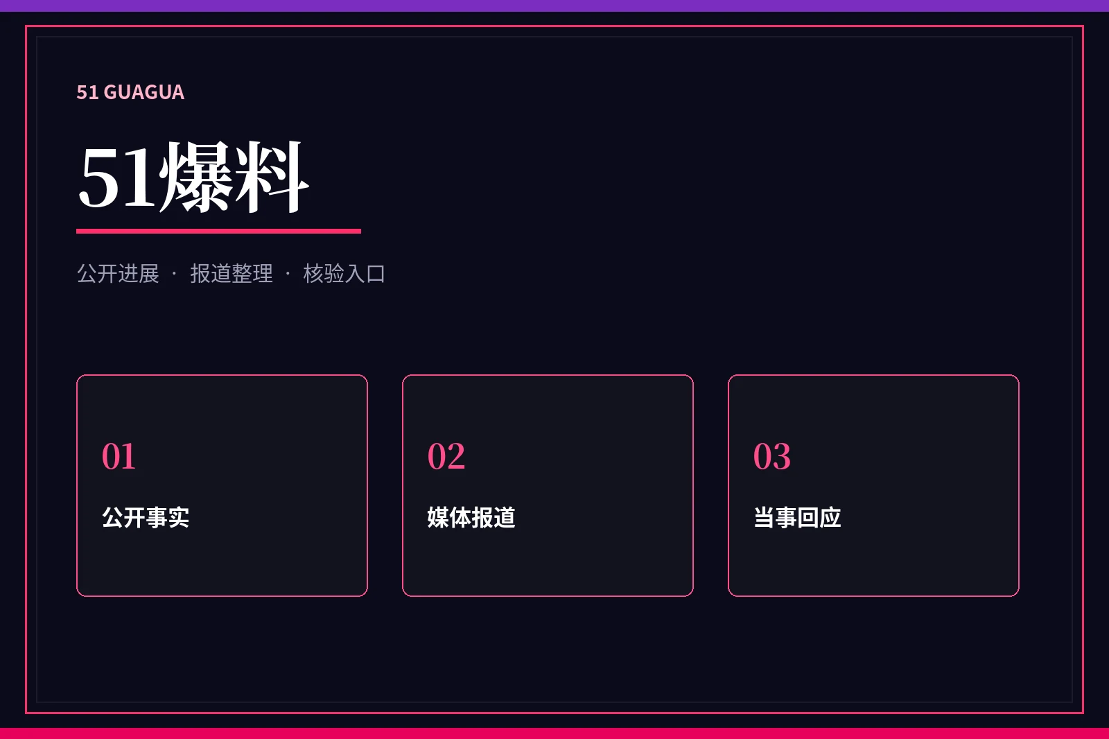 51爆料专题图